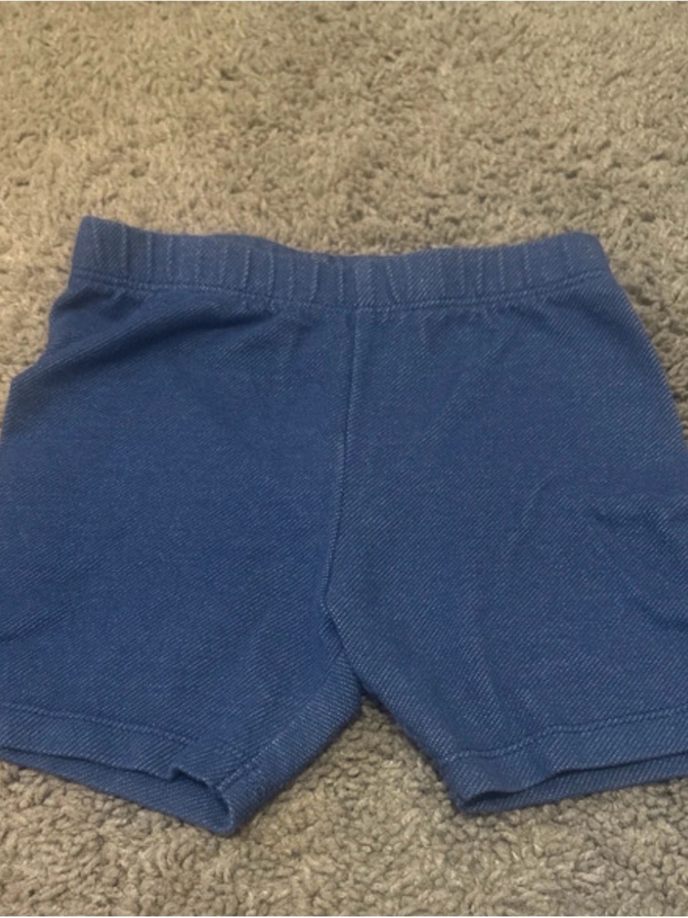 jumping beans Navy Blue Knit Elastic Waist Shorts